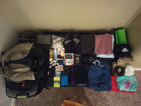 My pack for Belize